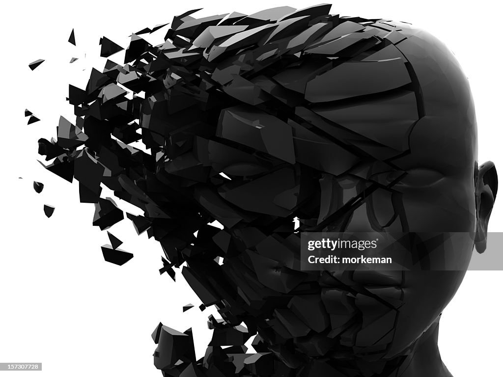 Mind Ripping Apart Shattered Mind 3 High-Res Stock Photo - Getty Images