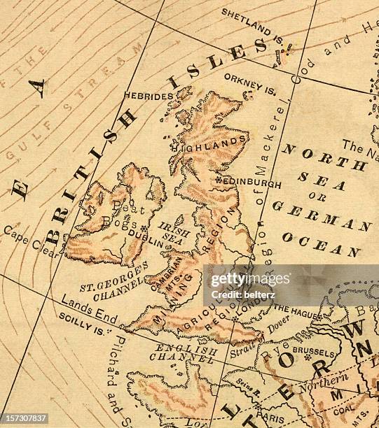 british isles - scotland map stock pictures, royalty-free photos & images
