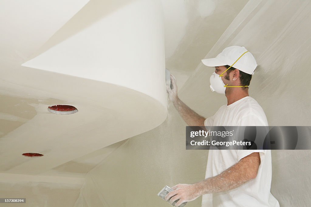 Abgeschmirgelten frische Sheetrock
