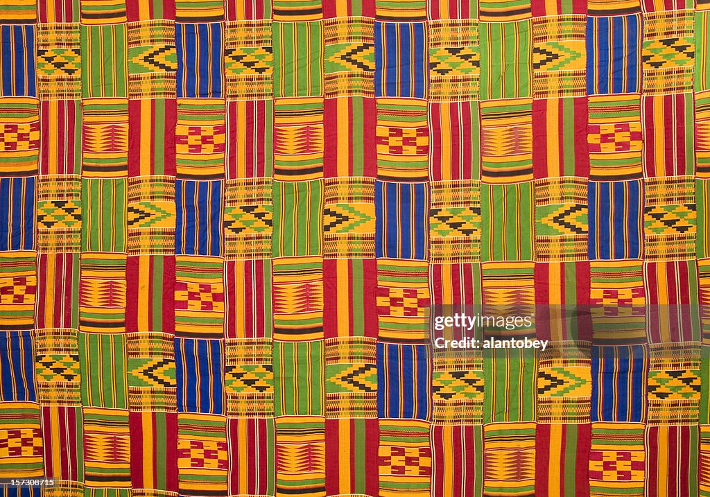 Ghana Traditional Kente Cloth High-Res Stock Photo - Getty Images