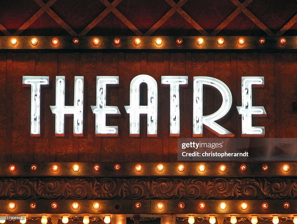 Theater Neon Sign