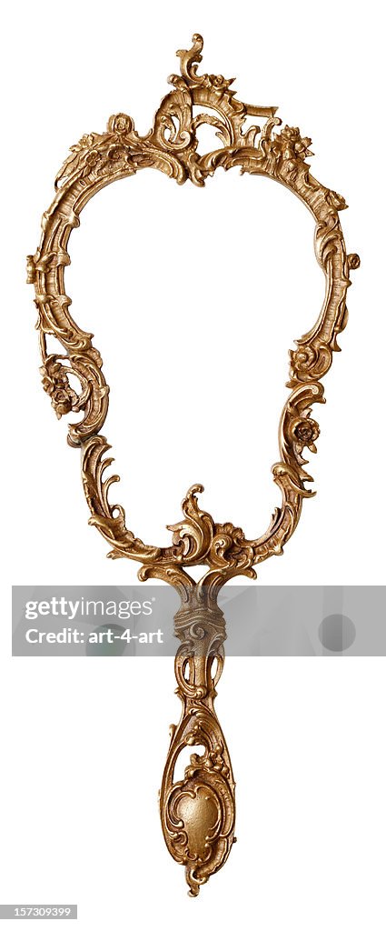 Antique mirror frame