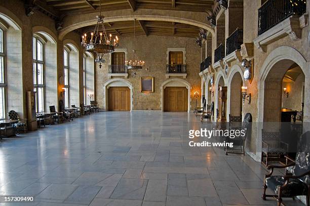 grand dance and meeting hall - school auditorium stock pictures, royalty-free photos & images