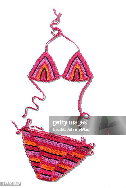 bikini - crochet stock pictures, royalty-free photos & images