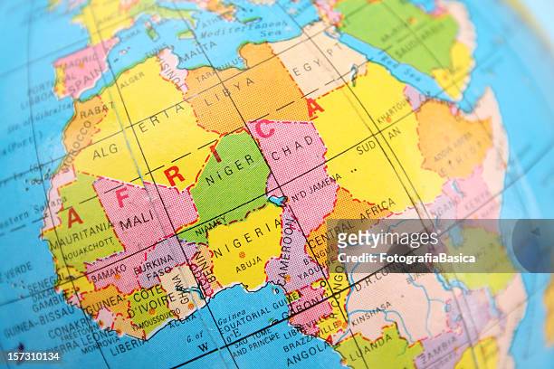 africa - africa maps stock pictures, royalty-free photos & images