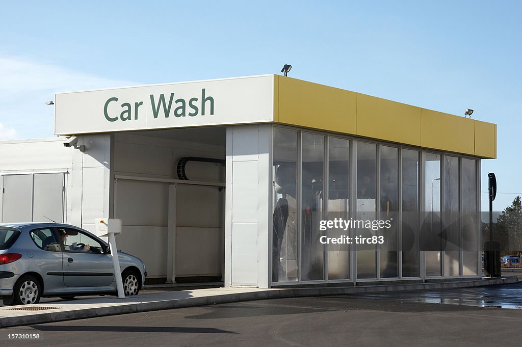 Entering the car wash
