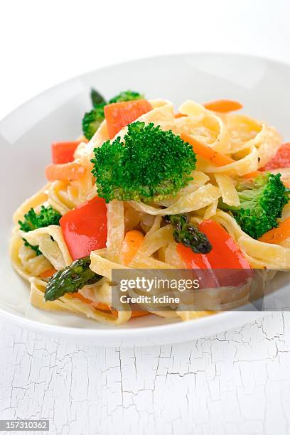 pasta prima vera - primavera stock pictures, royalty-free photos & images