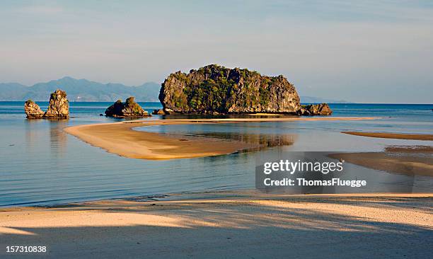 beach scenery at langkawi - kedah stock pictures, royalty-free photos & images