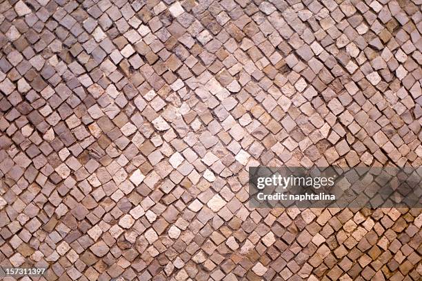 overview mosaic arrangement of tiles - the roman square stock pictures, royalty-free photos & images