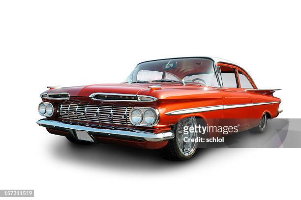 pulire cruiser - 1959 chevrolet impala - automobile da collezionista foto e immagini stock