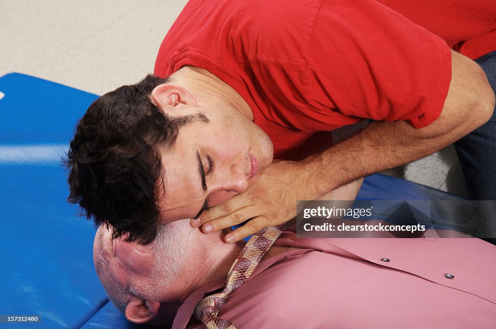 CPR Checking for Breathing