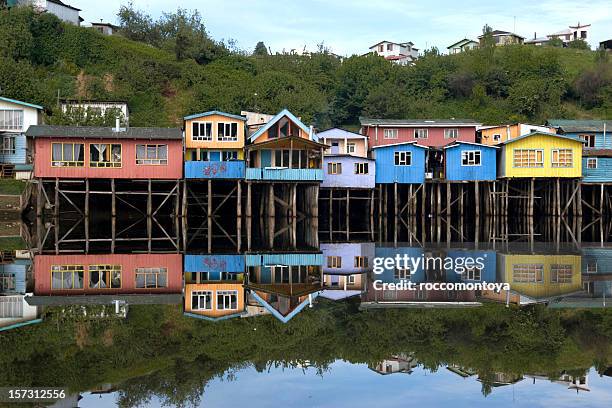 chiloe, chile - castro chiloé island stock pictures, royalty-free photos & images