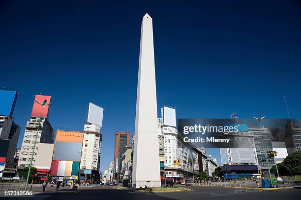 buenos aires - obelisk stock pictures, royalty-free photos & images