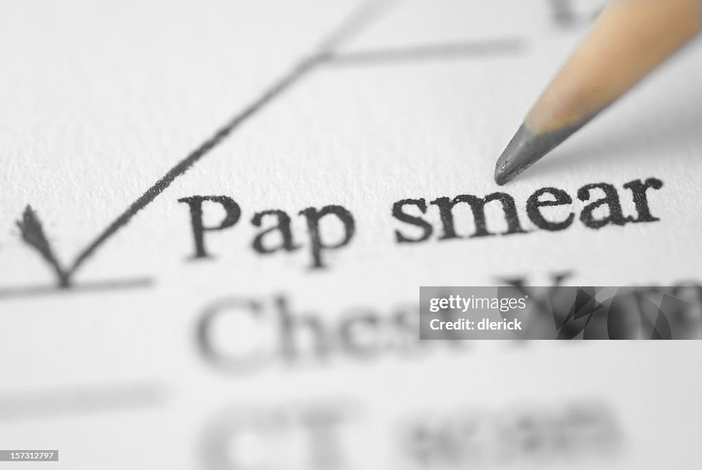 Medical chart-pap smear