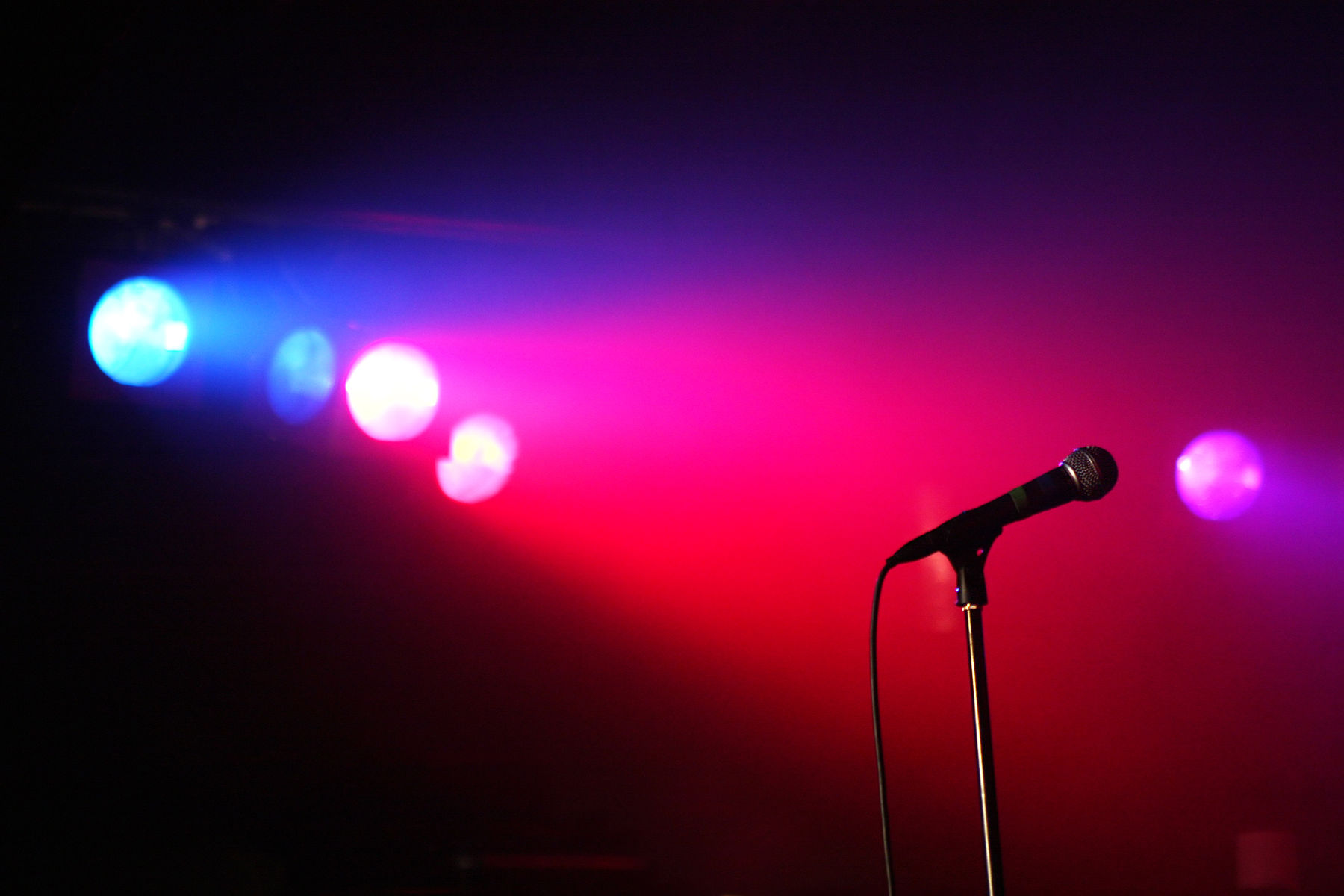 microphone stage