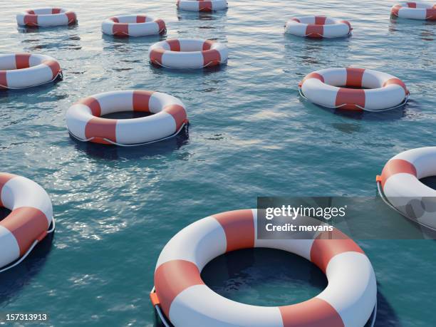 life preservers - buoy stock pictures, royalty-free photos & images