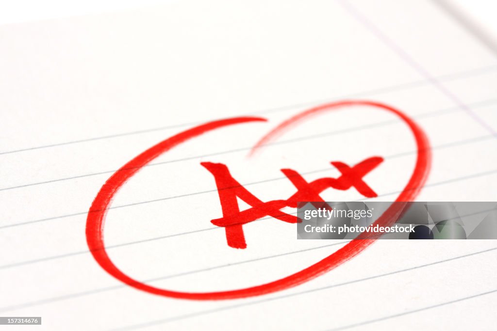 Note Very Good Very Good Mark High-Res Stock Photo - Getty Images