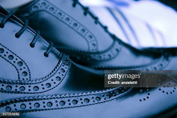 business attire - leather shoe stock pictures, royalty-free photos & images