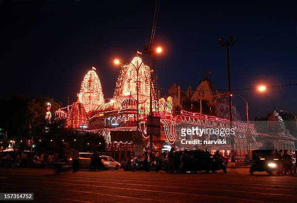 digambara jain-tempel in delhi - digambara stock-fotos und bilder