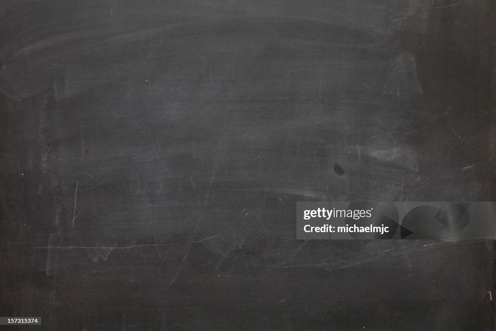 Blank chalkboard.