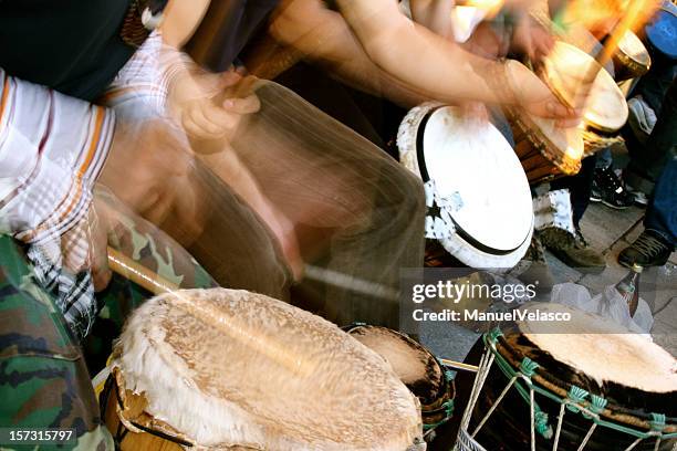 percurssão - cultura tribal africana - fotografias e filmes do acervo