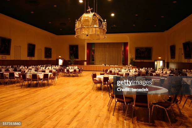 banquet hall - banket stockfoto's en -beelden