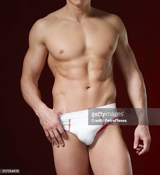 masculine beauty series - men underware model stock pictures, royalty-free photos & images