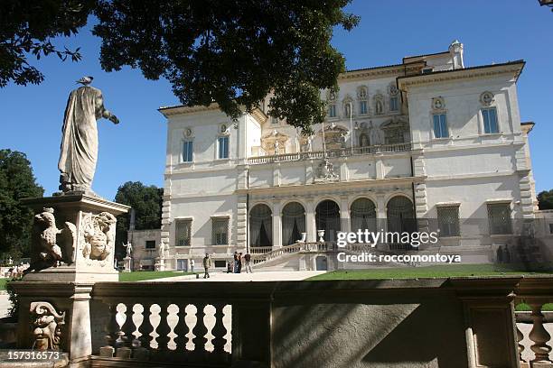 vila borghese - museu borghese imagens e fotografias de stock