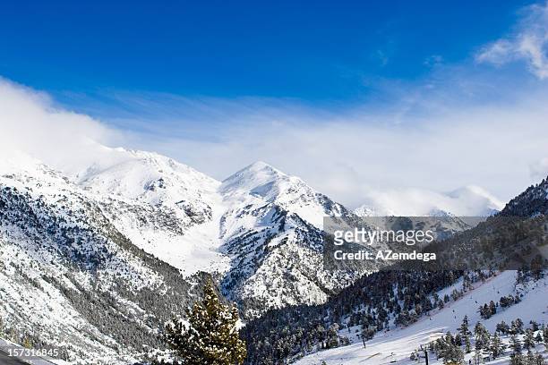 mountain view - andorra stock pictures, royalty-free photos & images