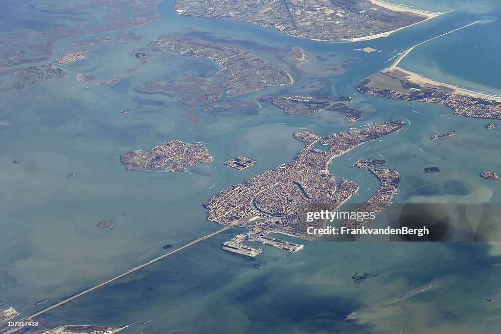 High above Venice