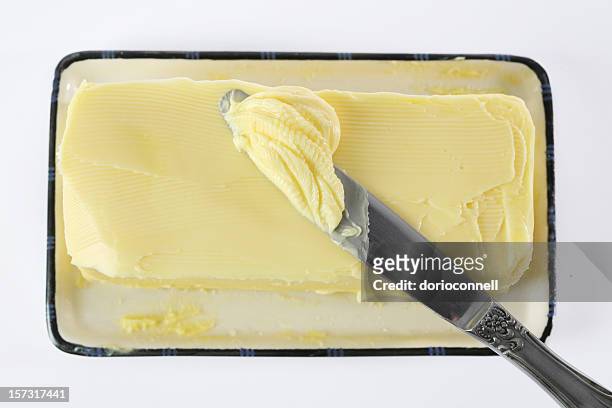 butter - tafelmes stockfoto's en -beelden