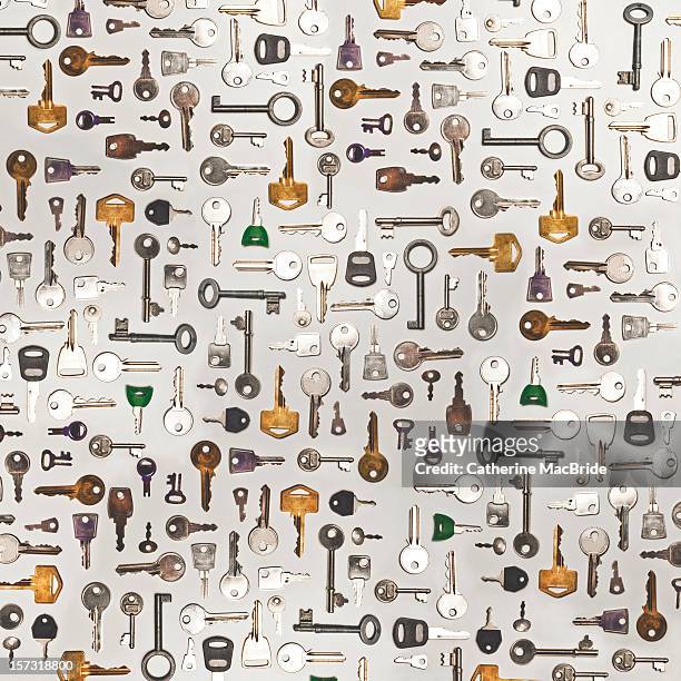 keys, keys and more keys - catherine macbride stock pictures, royalty-free photos & images
