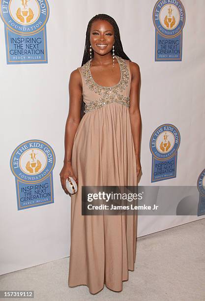 Eva Marcille attends the Let The Kids Grow 2012 Inaugral Holiday Gala held at the Beverly Wilshire Four Seasons Hotel on December 1, 2012 in Beverly...