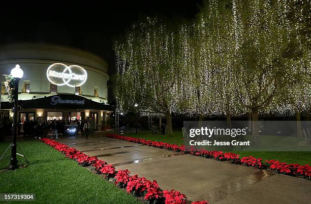 General view of atmosphere during the MasterCard Priceless Los Angeles Presents GRAMMY Artists Revealed Featuring Bon Jovi at Paramount Studios on...