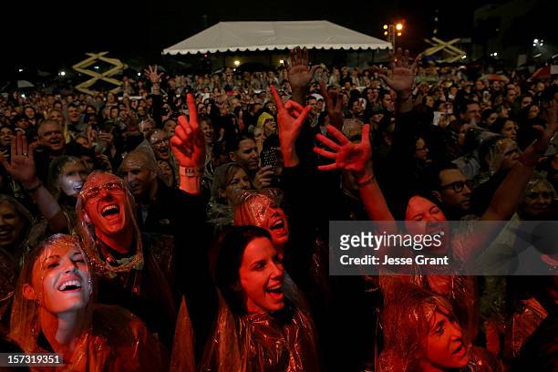 General view of atmosphere during the MasterCard Priceless Los Angeles Presents GRAMMY Artists Revealed Featuring Bon Jovi at Paramount Studios on...