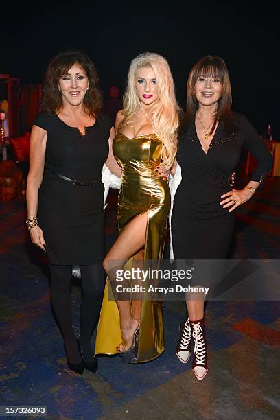 Krista Keller Stodden, Courtney Stodden and Dr. Ava Cadell attend the Muay Thai in America: In Honor Of The King - Celebrity VIP Event at Raleigh...