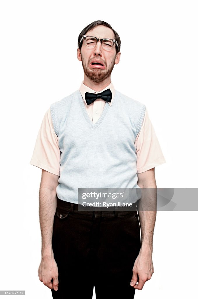 Sad Crying Nerd