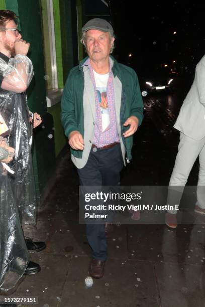 Chris Jagger seen attending Mick Jagger's 80th birthday party at Embargo Republica nightclub in Chelsea on July 26, 2023 in London, England.