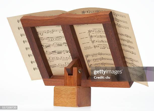 music desk - music stand stock pictures, royalty-free photos & images