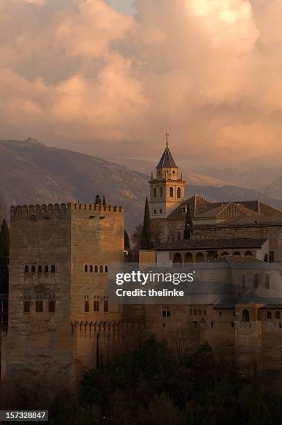 alhambra, granada - alhambra granada stock pictures, royalty-free photos & images