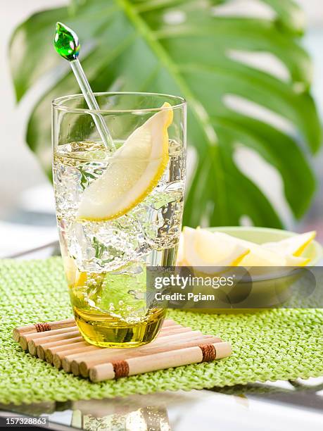 sparkling beverage outside. - coaster stock pictures, royalty-free photos & images