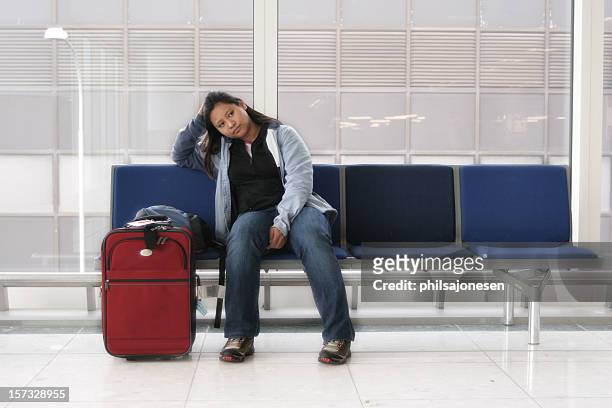 waiting - airport frustration stock pictures, royalty-free photos & images