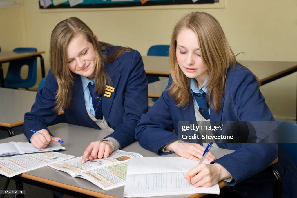 Girls Teamwork High-Res Stock Photo - Getty Images