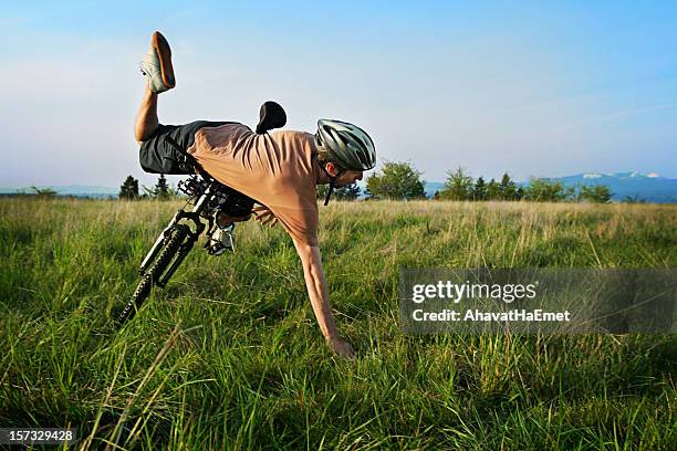 biker crash - colliding bildbanksfoton och bilder