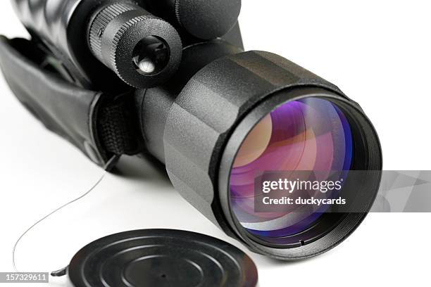 night vision monocular - night vision stock pictures, royalty-free photos & images