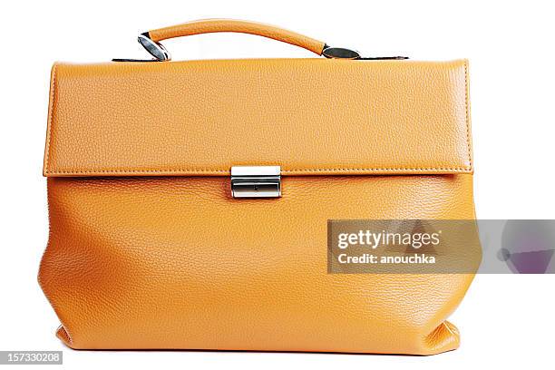 business aktentasche - leder handtasche stock-fotos und bilder