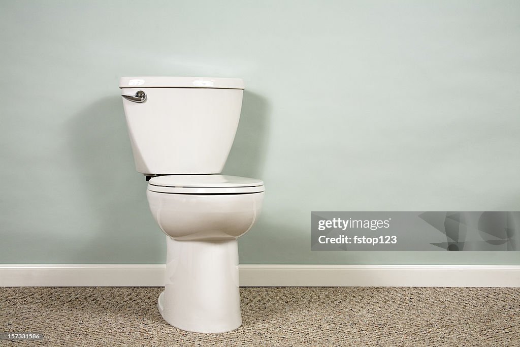 Toilet with copyspace
