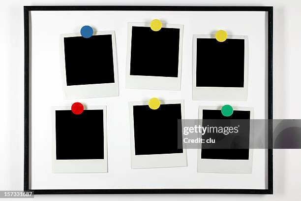 leer fotos in bilderrahmen mit schneidepfaden - magnet stock-fotos und bilder