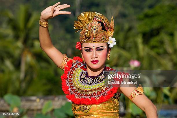 asian patience - bali dancing stock pictures, royalty-free photos & images