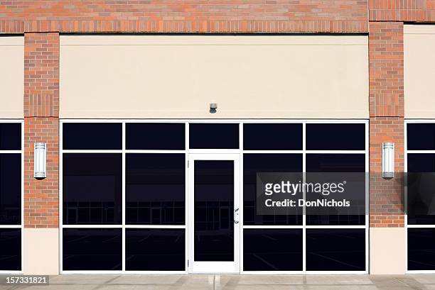 new empty store front - store window stock pictures, royalty-free photos & images